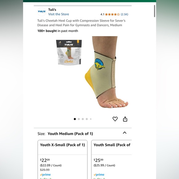 Tuli’s heel cups and X Braces - Picture 8 of 9